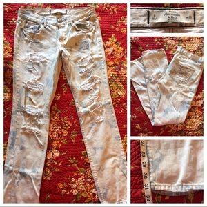 Abercrombie and Fitch Distressed/Destroyed Jeans